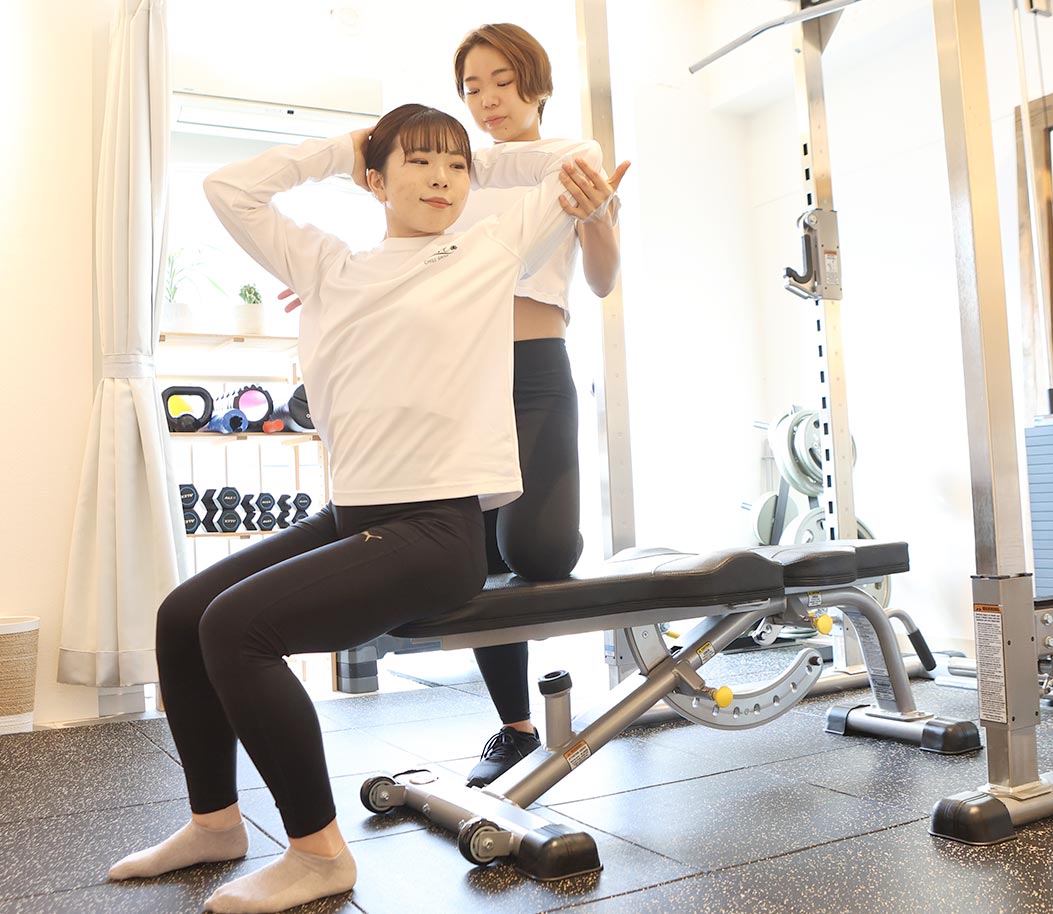 女性トレーナーがお悩みに全力で寄り添い、二人三脚で理想のスタイルを実現!